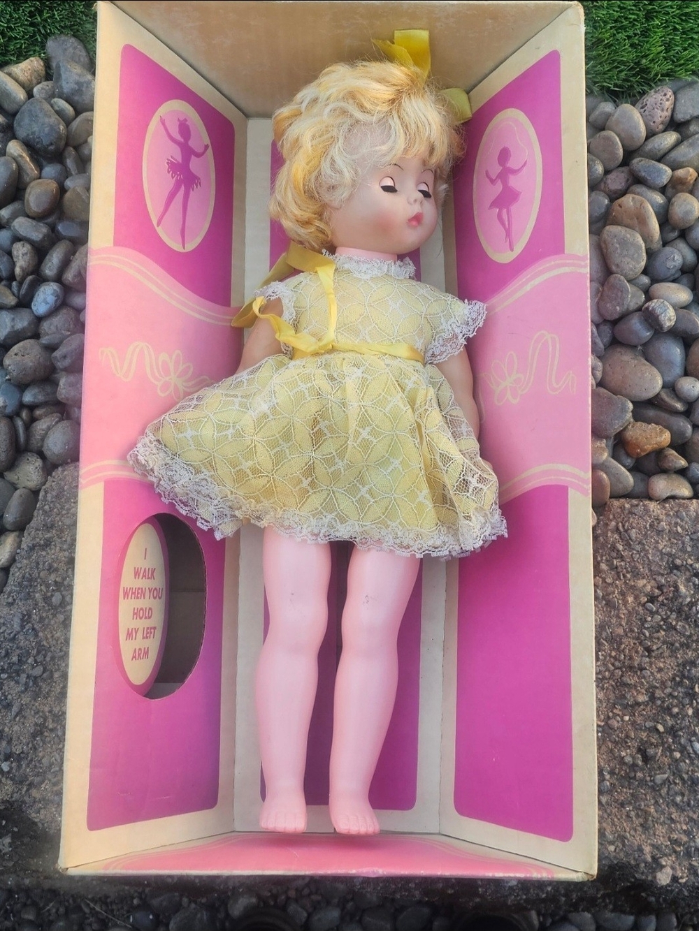 Vintage 1950s/1960s Colombo Doll Co Francine Walker Doll #19 MIB In Original Box